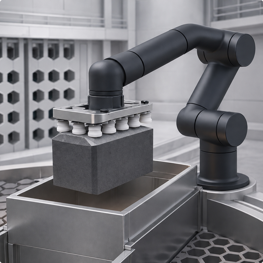 E-GRS gripping interface providing rotational and translational stability